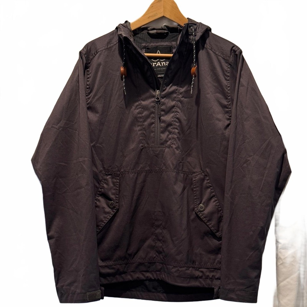 Prana Men's Dark Gray Windbreaker - size S
